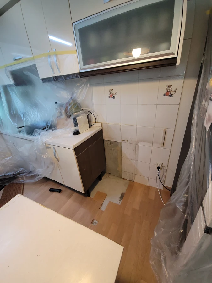 싱크대리폼 아일랜드 식탁 리폼 시공 후