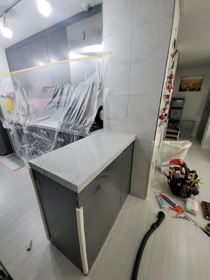 싱크대리폼 인천 남동구 시공 전